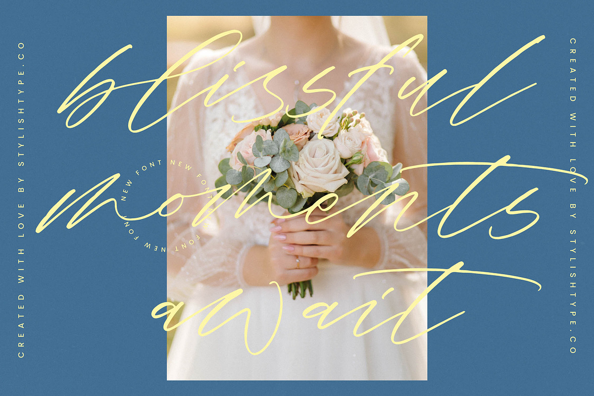 Romstand Bluelife Modern Script Font, a Script Font by stylishtype.co (Photo 16 of 20)