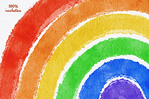 Pride Watercolor Clipart