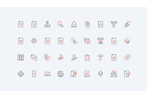 Document validation icons, an Object Illustration by Lemberg Vector