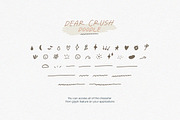 Dear Crush - Cute Handwritten Font, a Handwritten Font by Sarid Ezra (Thumbnail 9 of 10)