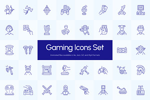 Animated Gaming Icons Collection, an Outline Icon by Prosymbols