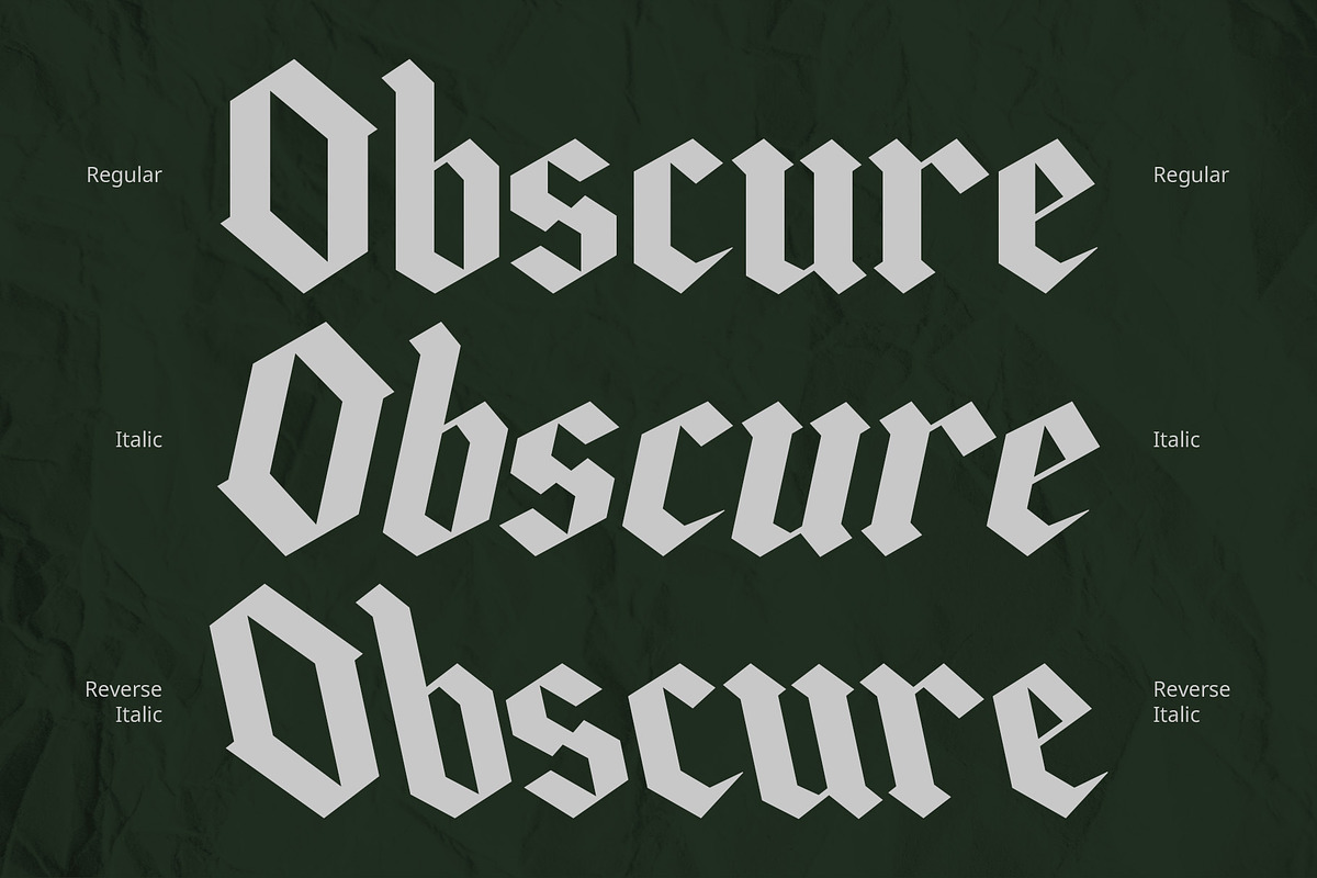 CS Savage – Gothic Font, a Blackletter Font by Craft Supply Co. (Photo 2 of 8)