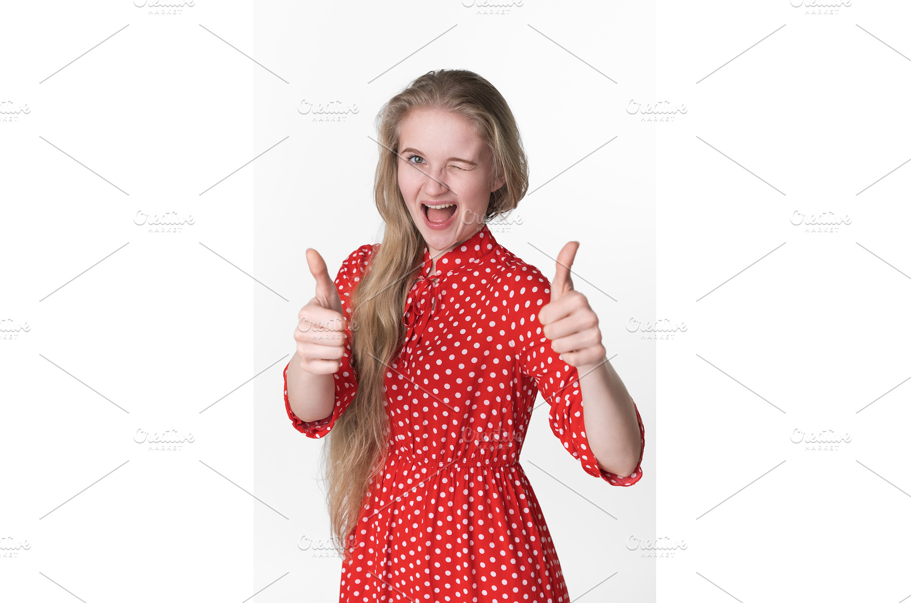 Happiness blonde young female, a Person Photo by Alexander-Piragis