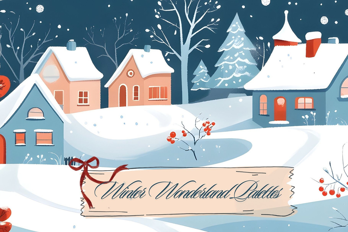 Winter Wonderland Procreate Palettes, a Palette Add-On by My Creative Corner (Photo 1 of 3)