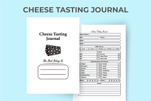 Cheese Tasting Log Book KDP Interior