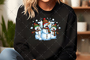 Funny Christmas Snowman Png, an Illustration by Craft Nest (Thumbnail 4 of 6)
