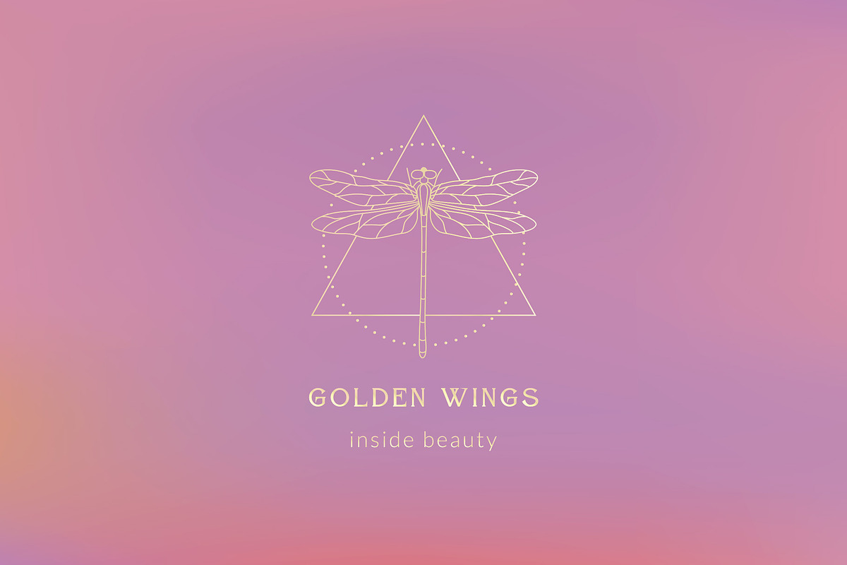 Premade Logo Designs. Gold Option 2, a Branding & Logo Template by Olya Creative (Photo 3 of 4)