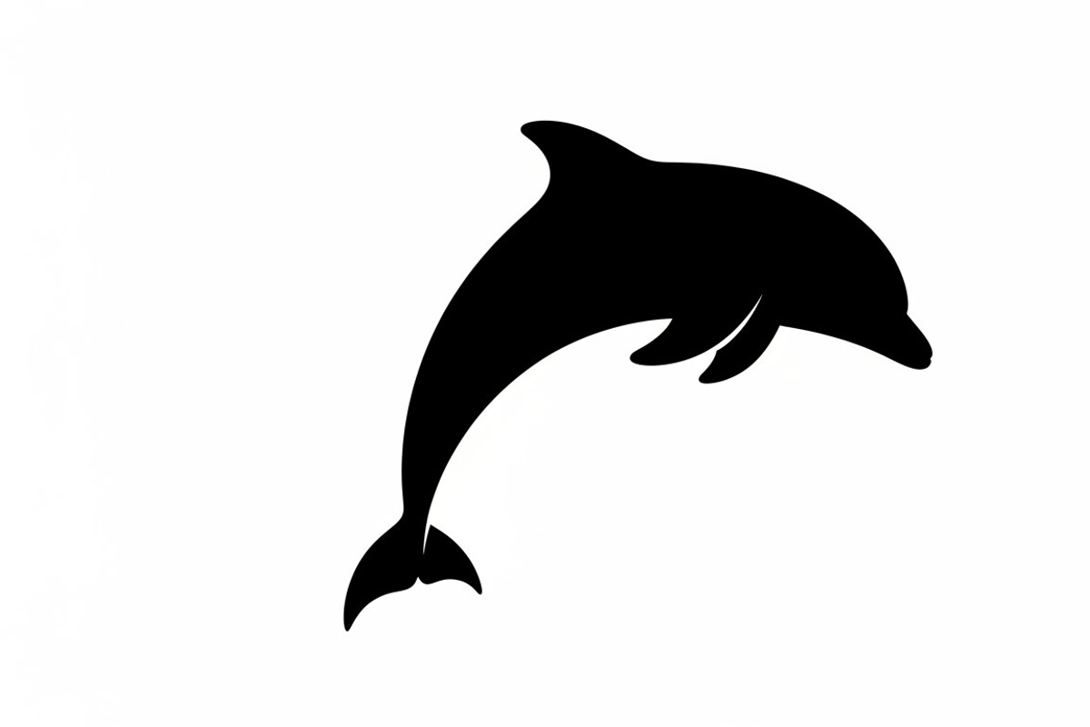 dolphin jumping silhouettes, an Illustration by Amazin_art (Photo 17 of 31)