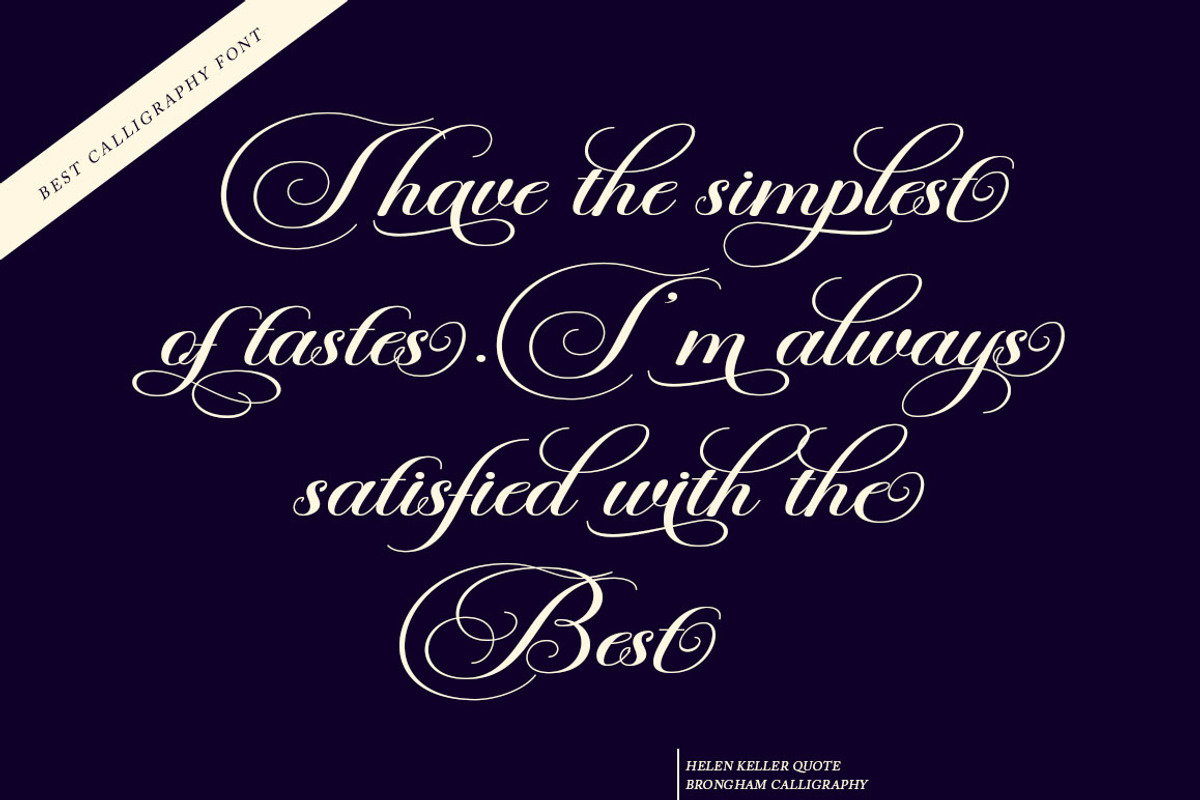 Brongham Script, a Script Font by Has_rizal (Photo 11 of 13)