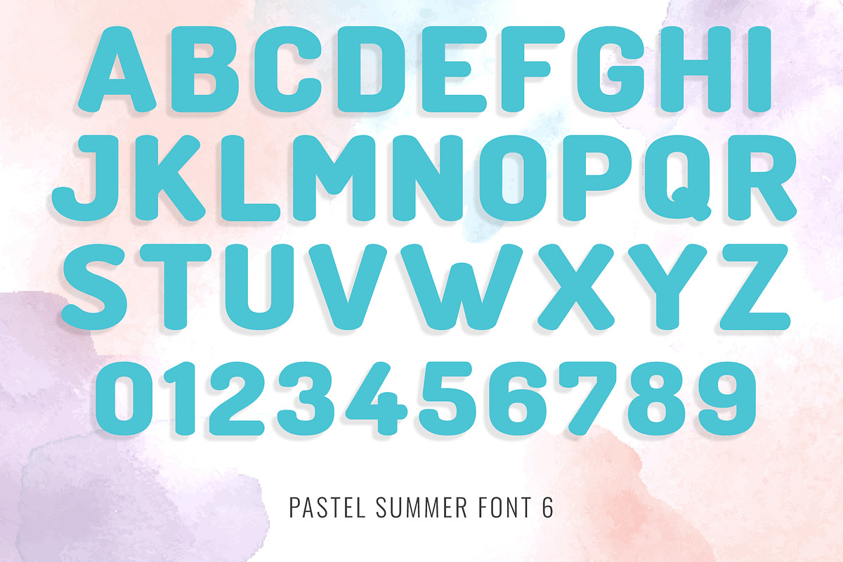 Pastel Summer Font, a Font by Font Craft Studio (Photo 10 of 12)