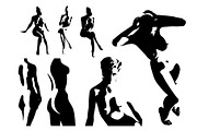 Beautiful girls illustrations Set, a Person Illustration by Blacklight (Thumbnail 2 of 5)