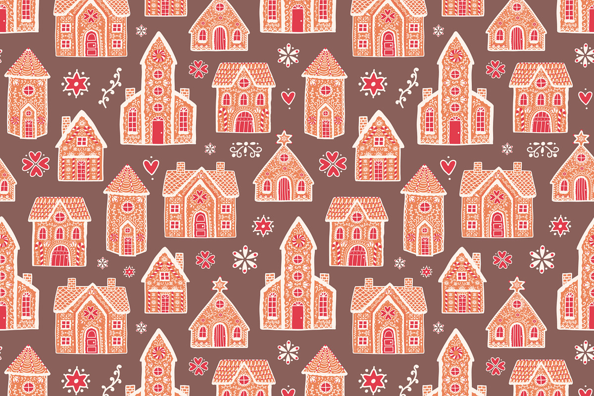 Gingerbread houses, a Decorative Illustration by Good Studio (Photo 9 of 10)