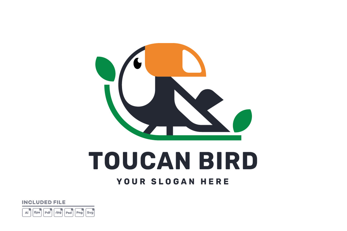 Toucan Logo Icon Design Vector, a Branding & Logo Template by yuanesei