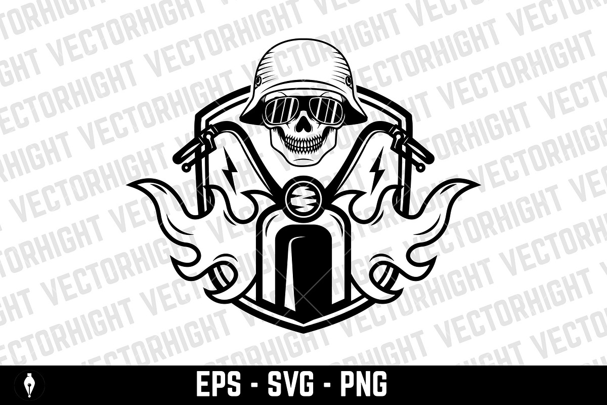Motorcycle race, motorcycle club, an Object Graphic by Vectorhight