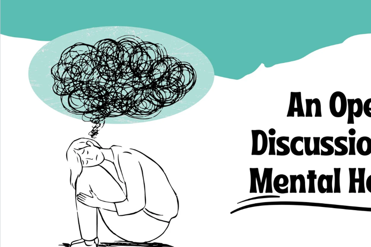 Mental Health Ebook, a Person Illustration by AYINDE
