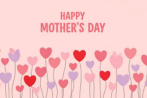 Happy mothers day greeting card with, a Holiday Photo by Artonix