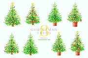 Winter Wonderland Clipart, a Seasonal Illustration by AnitaPol (Thumbnail 8 of 20)