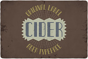 Cider typeface, a Symbol Font by VozzyStock (Thumbnail 6 of 7)