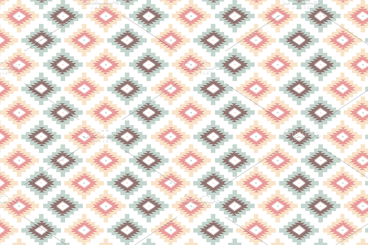 12 Tribal Digital Scrapbook Papers preview 4