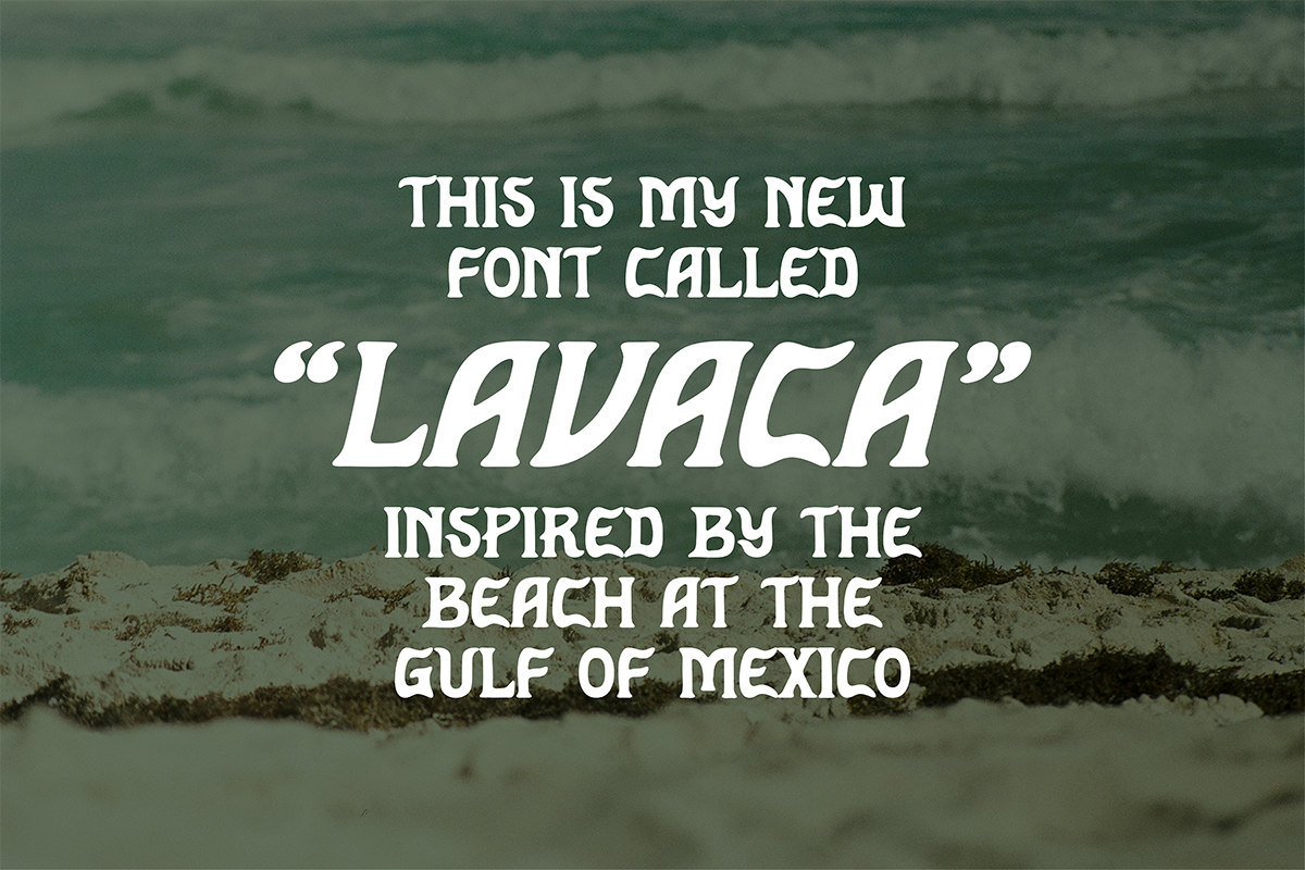 Lavaca Hand Drawn Font, a Serif Font by nickqtx (Photo 4 of 4)