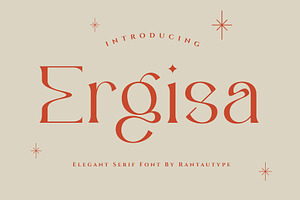 Ergisa Elegant Serif Font