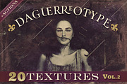 20 Daguerreotype Textures&Actions v2, an Action Add-On by Misprinted Type (Thumbnail 1 of 13)