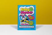 Cartoon Baby Shower Invitation, an Invitation Template by graphicook (Thumbnail 3 of 3)