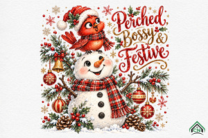 Perched, Bossy & Festive Christmas
