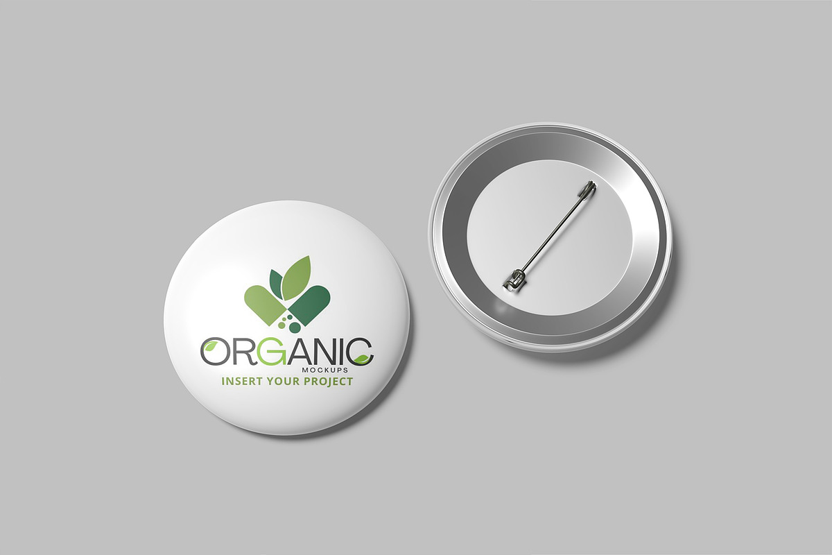 Pin Mockup, a Product Mockup by lamorastudio (Photo 2 of 11)