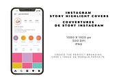 Color Palette + 12 Instagram covers, an Outline Icon by Akwadesign (Thumbnail 2 of 4)