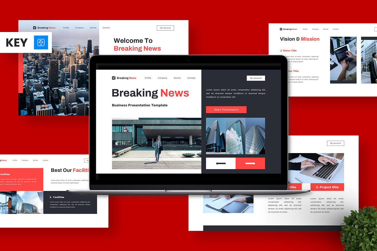 Breaking News - Business Keynote