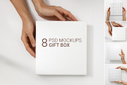 Gift Box Mockup | Wrapping | Layered, a Product Mockup by bazarova (Thumbnail 1 of 12)