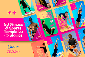 Sports Portraits Bundle Templates
