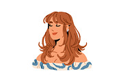 Diverse young women avatars set, a Person Illustration by PaperTrident (Thumbnail 14 of 15)