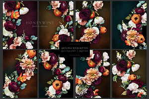 Honeywine Floral Art Collection