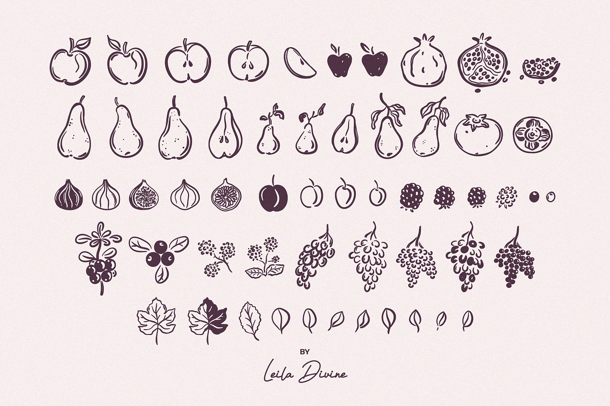 Cozy Autumn Hand Drawn Collection, a Seasonal Illustration by Leila Divine (Photo 16 of 29)