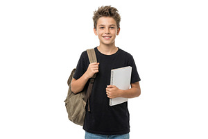 Schoolboy With Book, a School & Education Photo by CREATIVEDEF