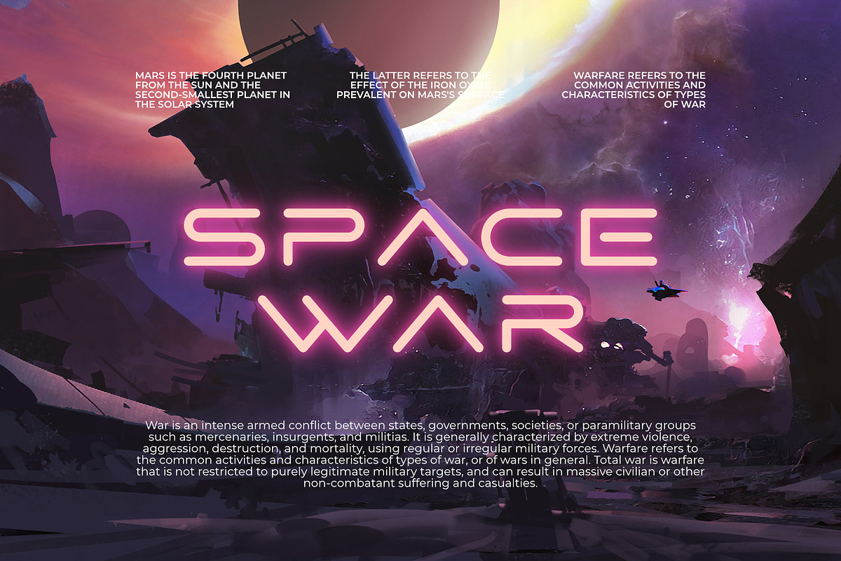 SPHERE | SCI-FI FONT, a Sans Serif Font by Andika Fez (Photo 3 of 9)