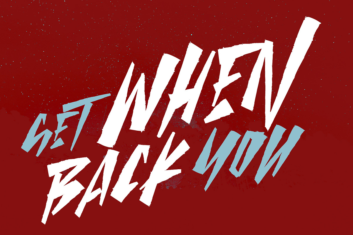 Gast Nibizu Brush Display Font, a Handwritten Font by Maulana Creative (Photo 2 of 6)