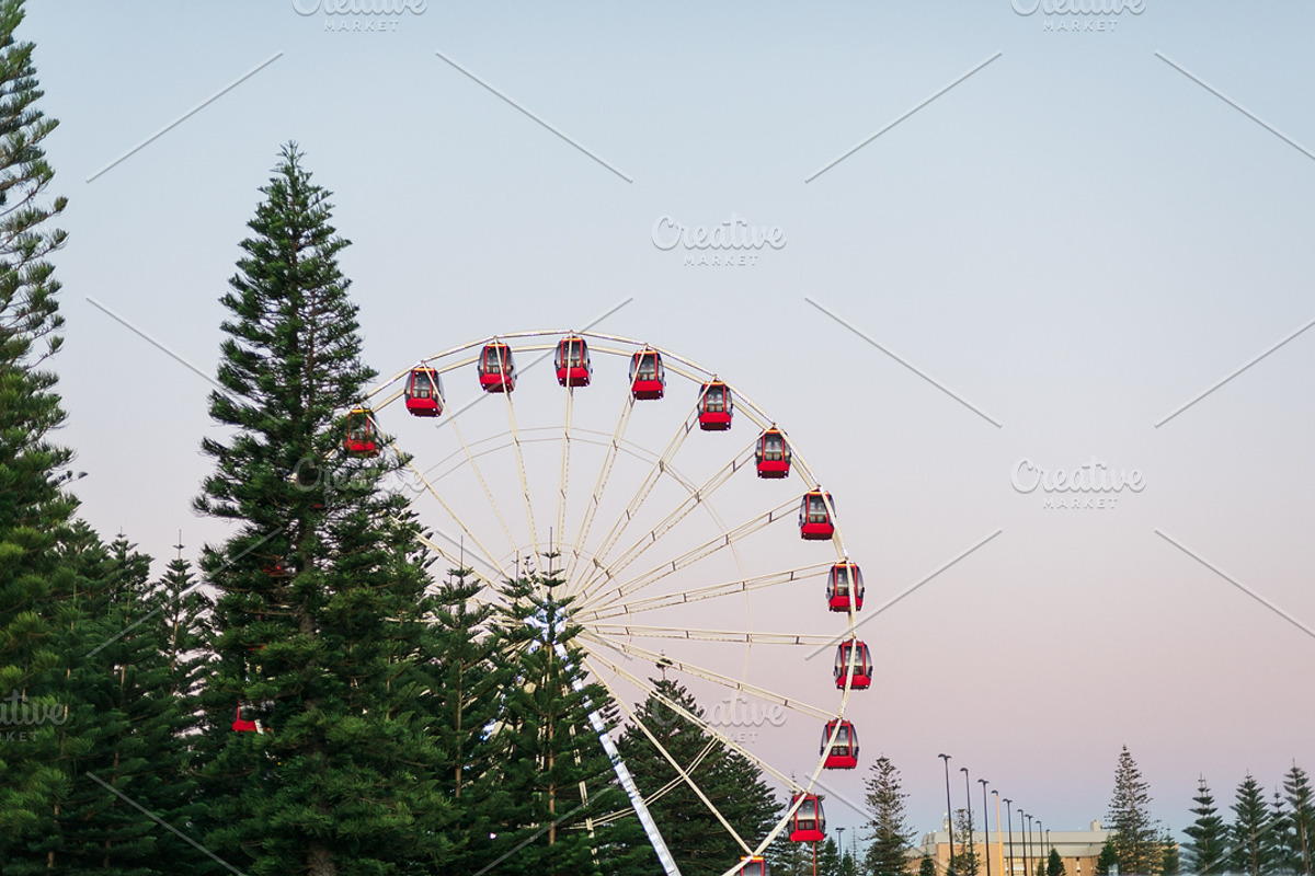 Ferris Wheel Sunset, a Nature Photo by Suzy-Lou (Photo 1 of 2)
