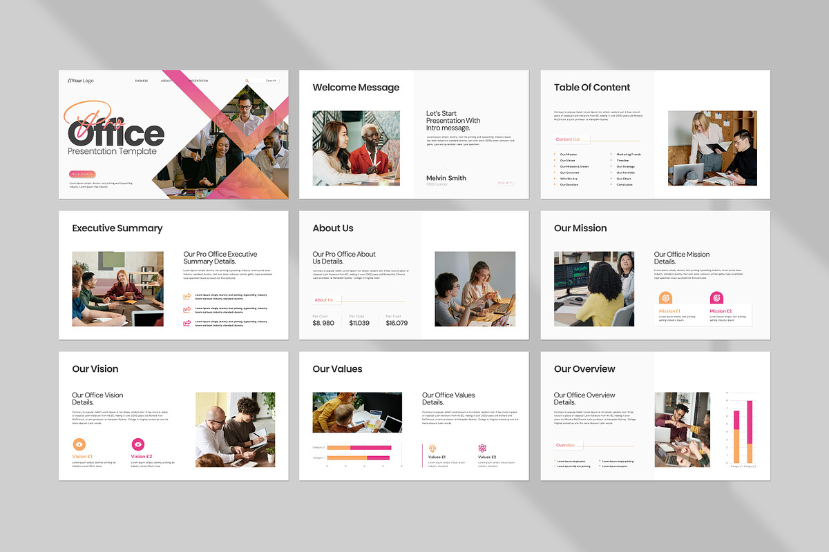 Office Pro Presentation Template, a Presentation Template by evgenystudio (Photo 6 of 8)