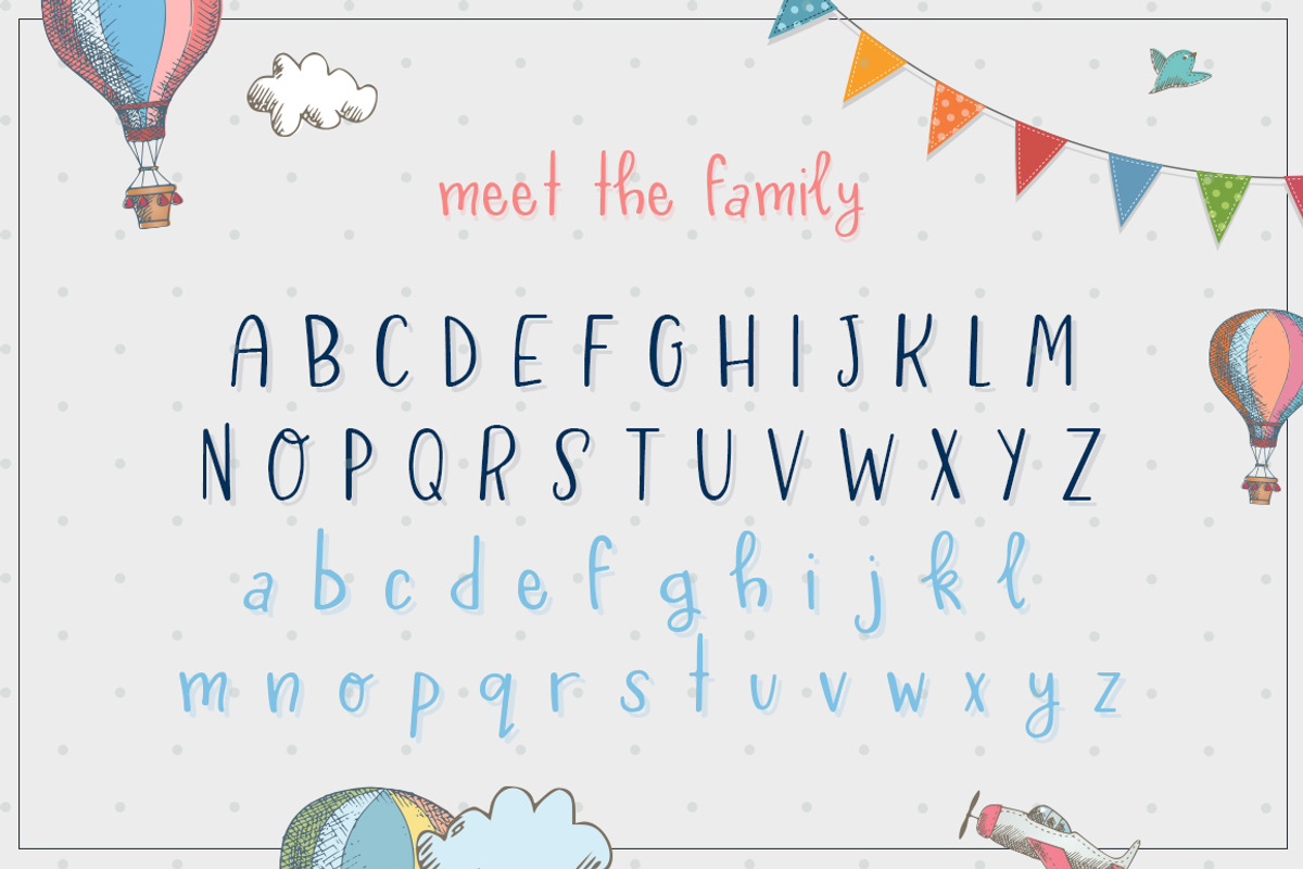 Air Balloon Font preview 4