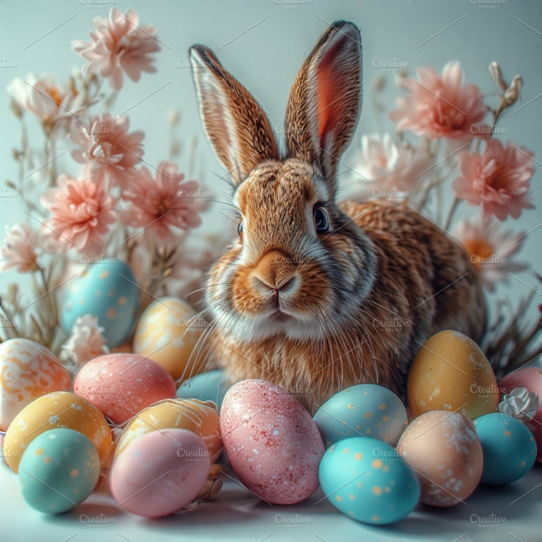 Pastel Eggs Easter Bunny image, a Holiday Photo by ComfortQ