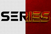 Series 3D editable text effect, a Layer Style Add-On by Hello Muh (Thumbnail 2 of 2)