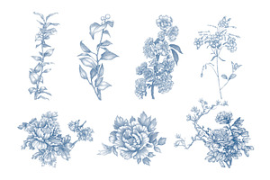 PEONY Floral Patterns And Motifs