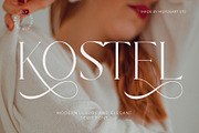 Kostel - Modern Luxury & Elegant, a Serif Font by Muflieart (Thumbnail 1 of 10)