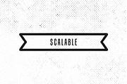 20 Vintage Vector Halftones, a Texture Graphic by TexturWerk (Thumbnail 2 of 5)
