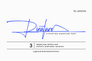 Rinature | Signature Font, a Script Font by Lemonthe (Thumbnail 1 of 9)