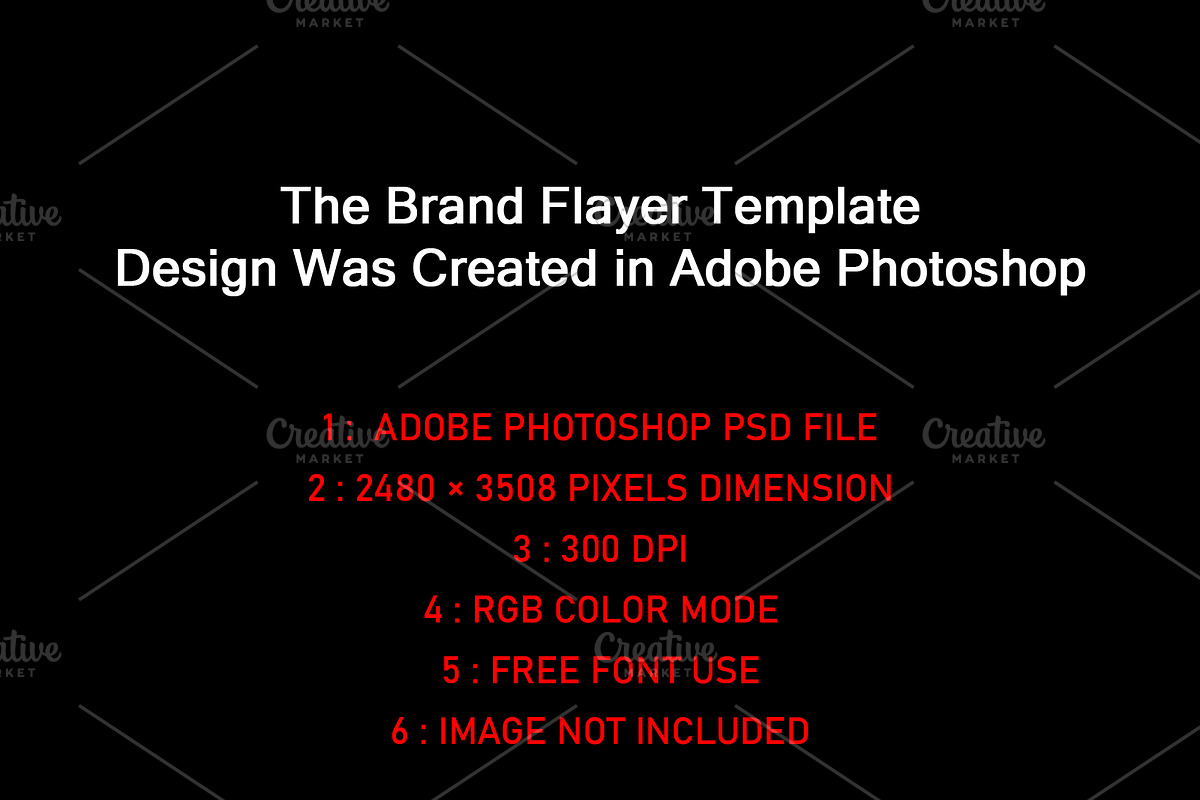 The Brand Flyer Template, a Flyer Template by As Studio (Photo 4 of 4)