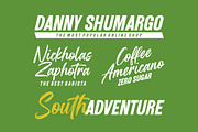 Beatcarb - Brush & Sans, a Handwritten Font by ErgibiStudio (Thumbnail 8 of 10)